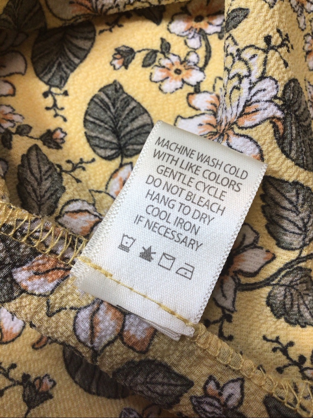 Max Studio Yellow Floral High-Low Flutter Sleeve Full Wrap Dress Sz.M - Picture 7 of 16